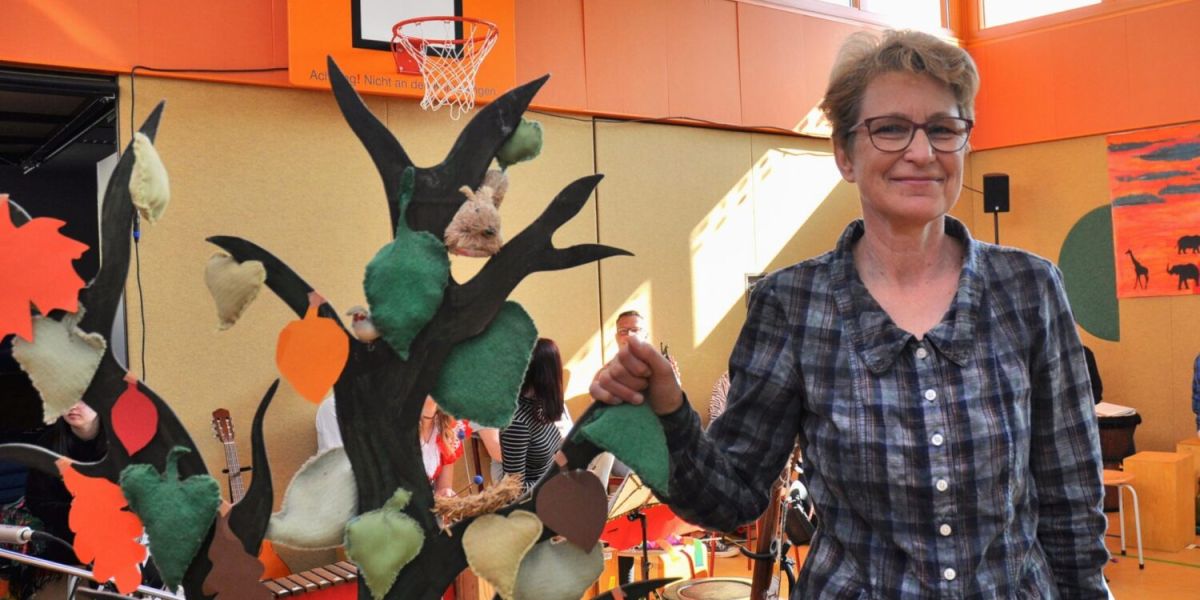 Die Pädagogin Ellen Gottschalk von der Mosaikschule in Wittstock erhielt 2024 den Deutschen Lehrkräftepreis, die höchste Ehrung für Lehrkräfte. @Christamaria Ruch