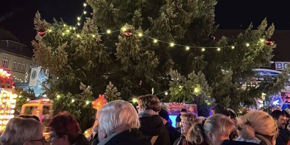 Wittstocker Weihnachtszeit in der Innenstadt