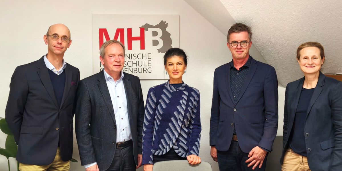 Besuch BSW Wagenknecht an der MHB 1