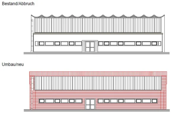 Ausblick Umbau Turnhalle I Foto: Amt Temnitz Bild AmtTemnitz Umbau