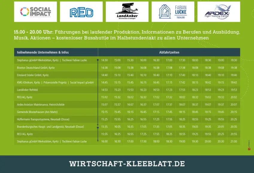 Busfahrplan Lange Nacht der Wirtschaft 2025 Busfahrplan Lange Nacht der Wirtschaft 2025