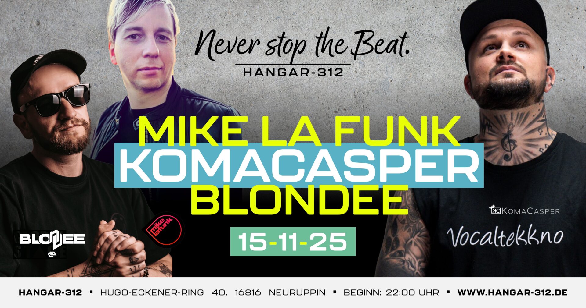 komacasper vocaltekkno blondee mike la funk