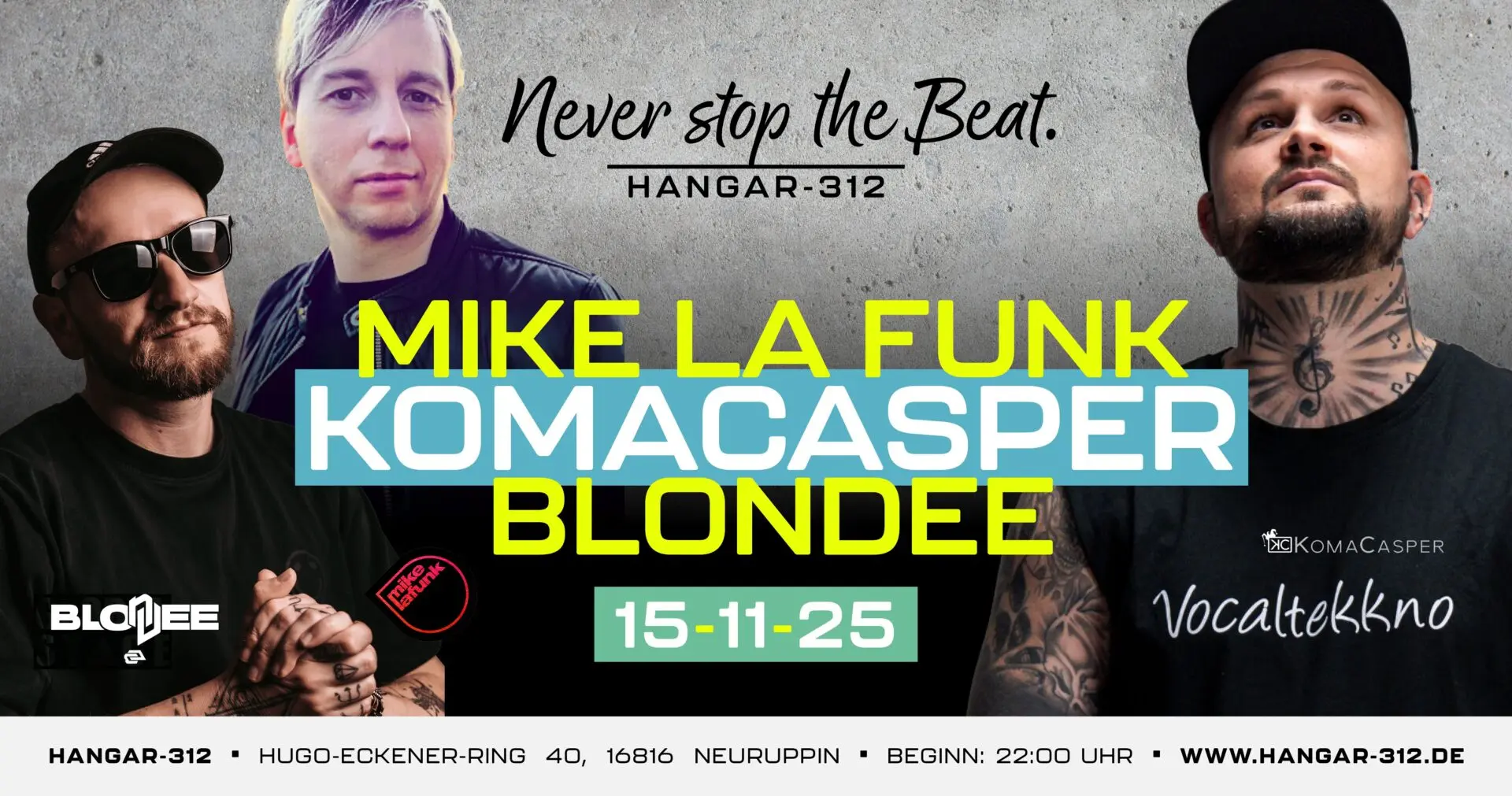 komacasper vocaltekkno blondee mike la funk