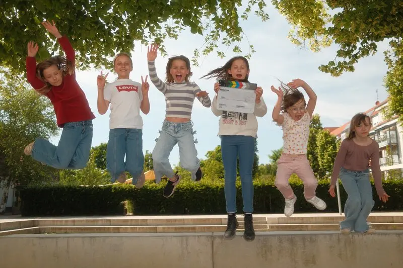 Die Kinder hatten viel Spaß bei den Dreharbeiten. © Agentur 3viertel3