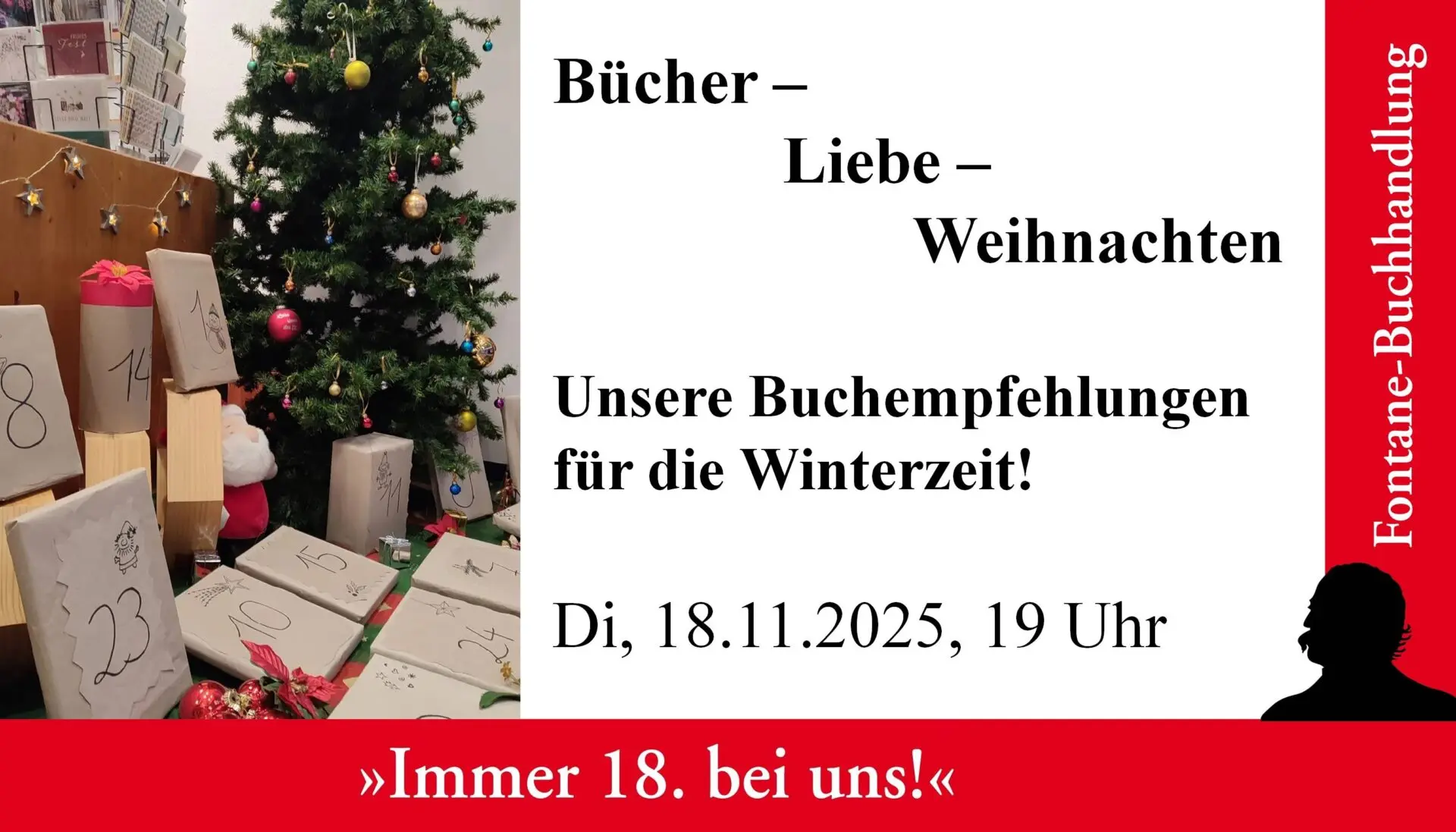 Werbegrafik Buchvorstellung, Rechte: Fontane Buchhandlung Werbegrafik Buchvorstellung, Rechte: Fontane Buchhandlung
