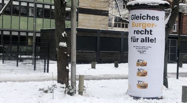Ein Blick auf die aktuelle Burgerrechtskampagne von McDonald’s.